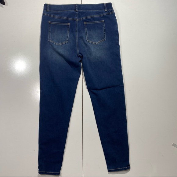 Betabrand Cotton Viscose Blend 4 Pocket Denim Pull On Woman’s Yoga Pants L - Picture 7 of 15